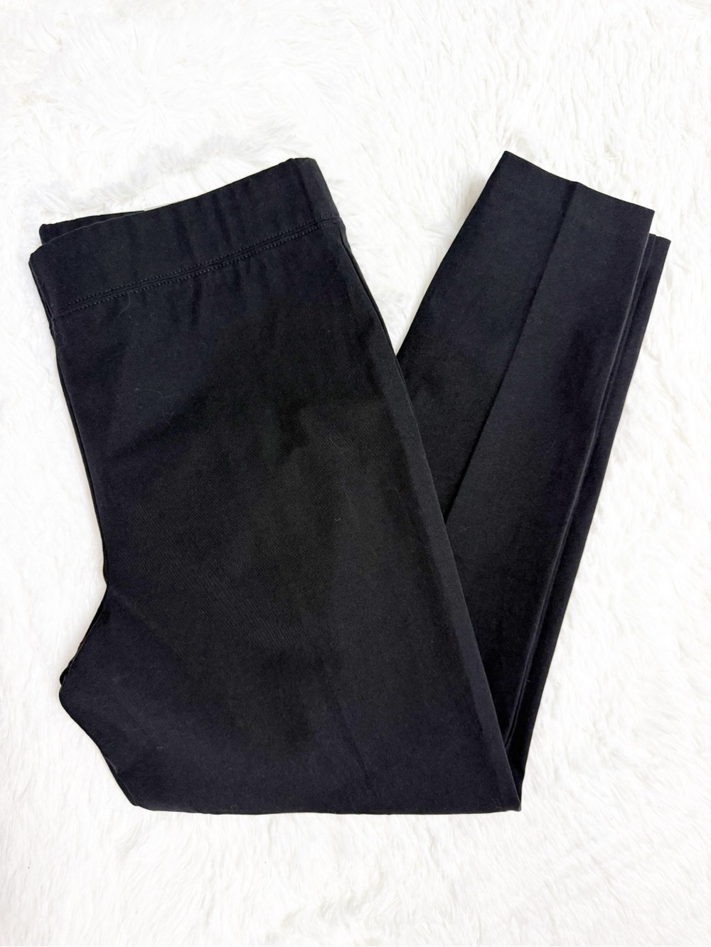 Talbots Skinny Ankle Pants Size 14 Black Pull On Stretch NWT